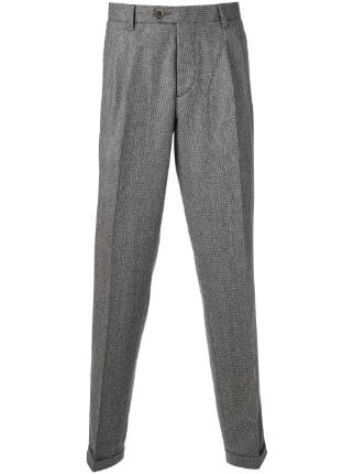 MSGM Micro-check Tailored Trousers - Farfetch
