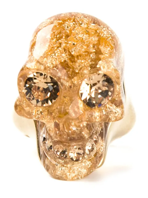 Alexander McQueen skull cocktail ring