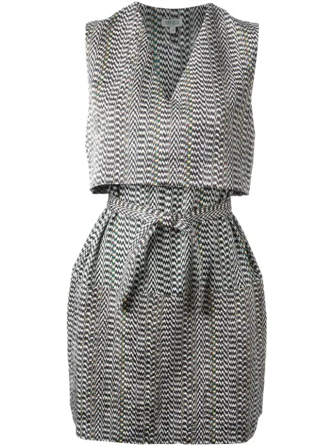 Kenzo 'White Noise' layered dress