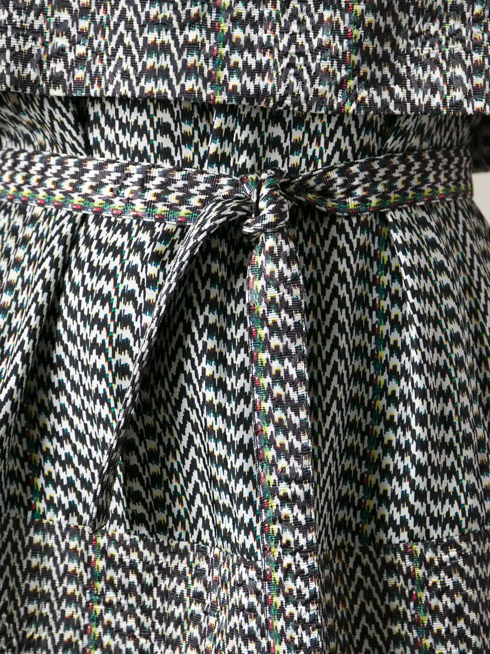 Kenzo 'white Noise' Layered Dress In Multi