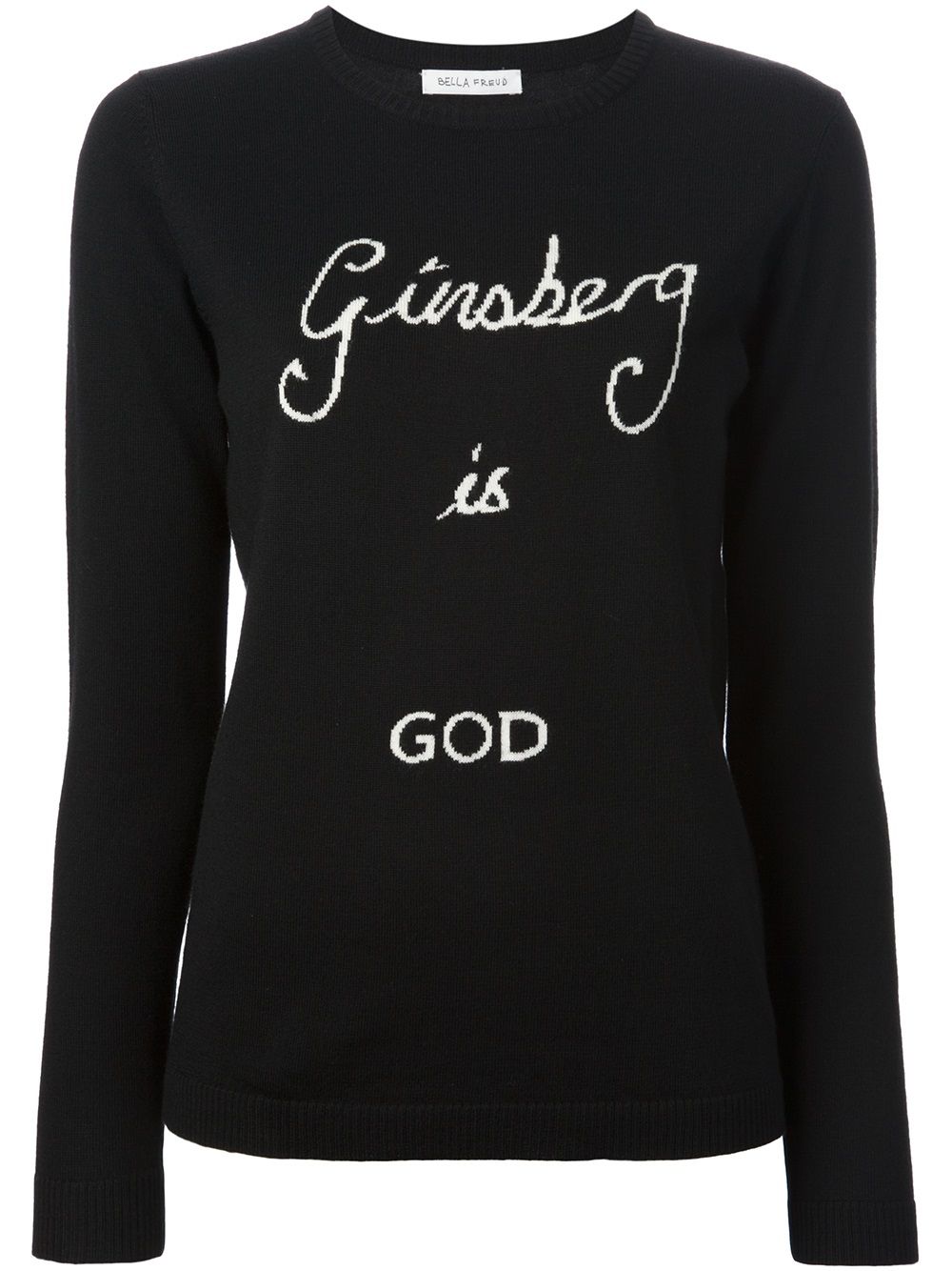 фото Bella Freud джемпер `Ginsberg is God`