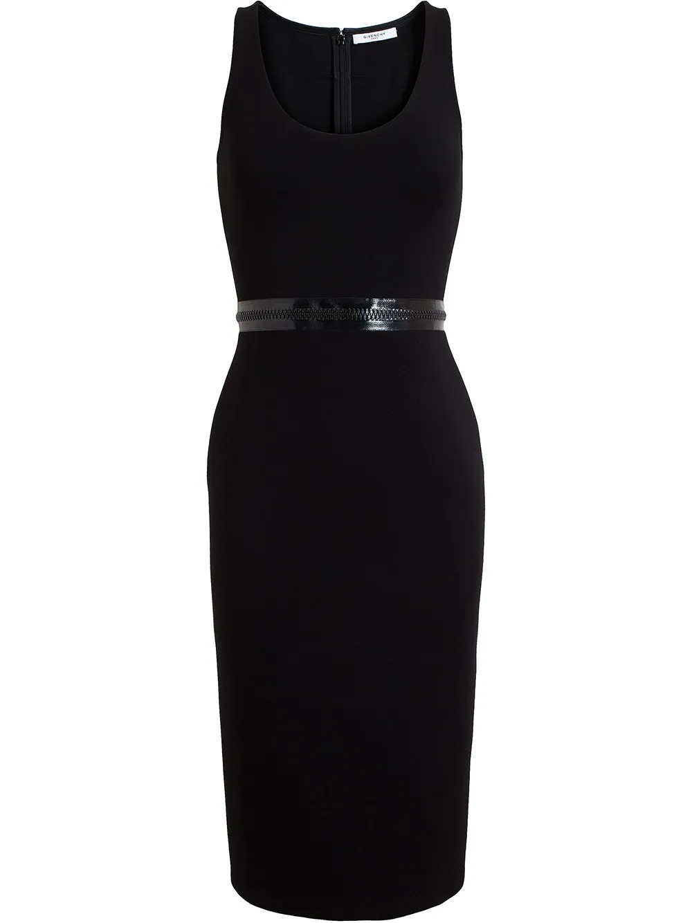 Givenchy zip detail pencil dress - Schwarz