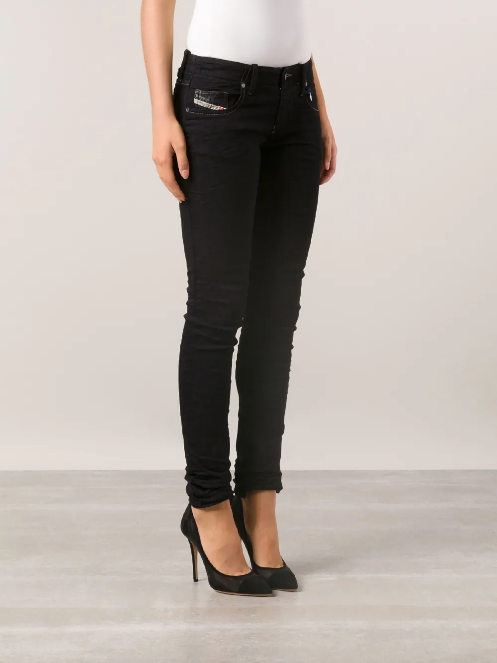  Diesel 'grupee' Sweat Jeans   Blau 