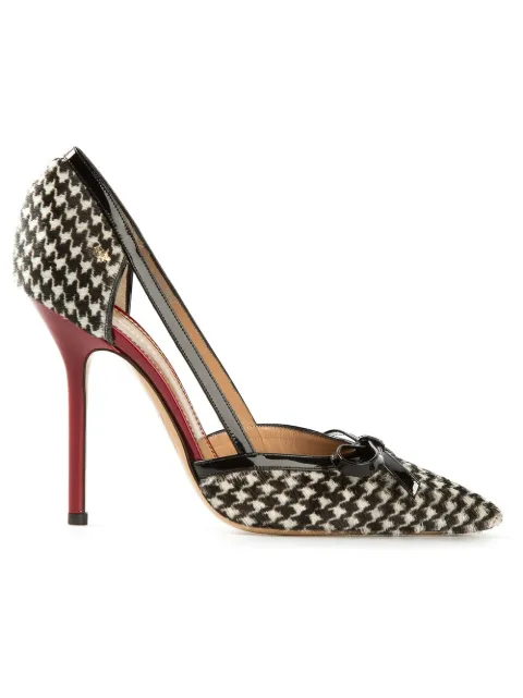 hounds tooth pumps