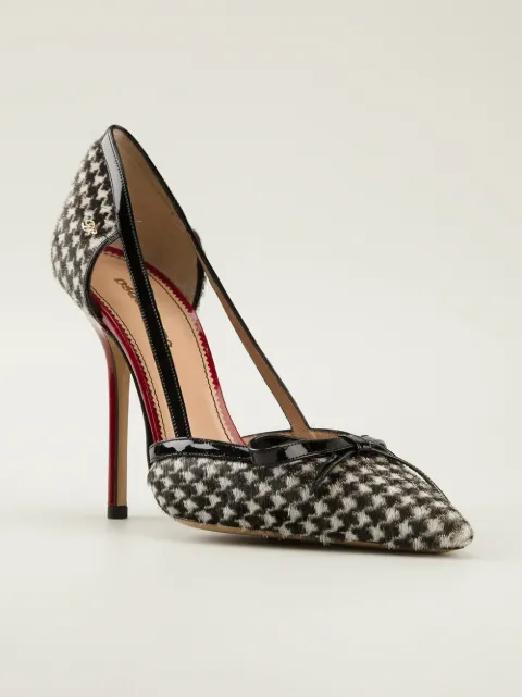 houndstooth pumps heels