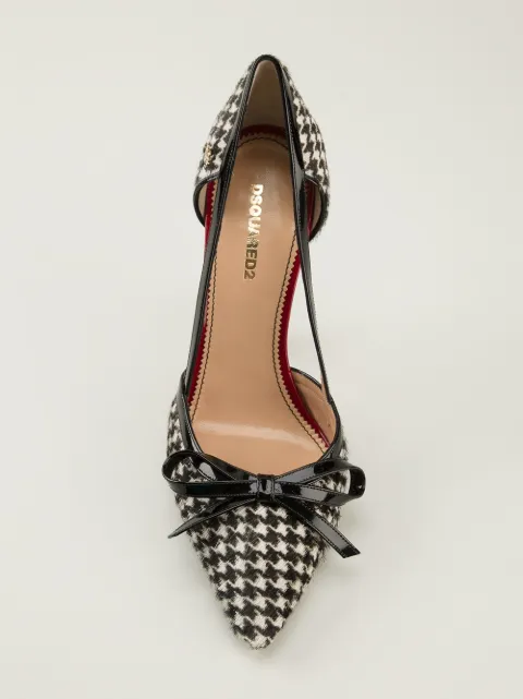 hounds tooth pumps