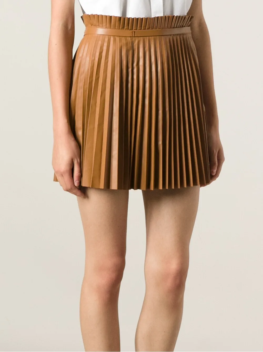 red valentino pleated skirt