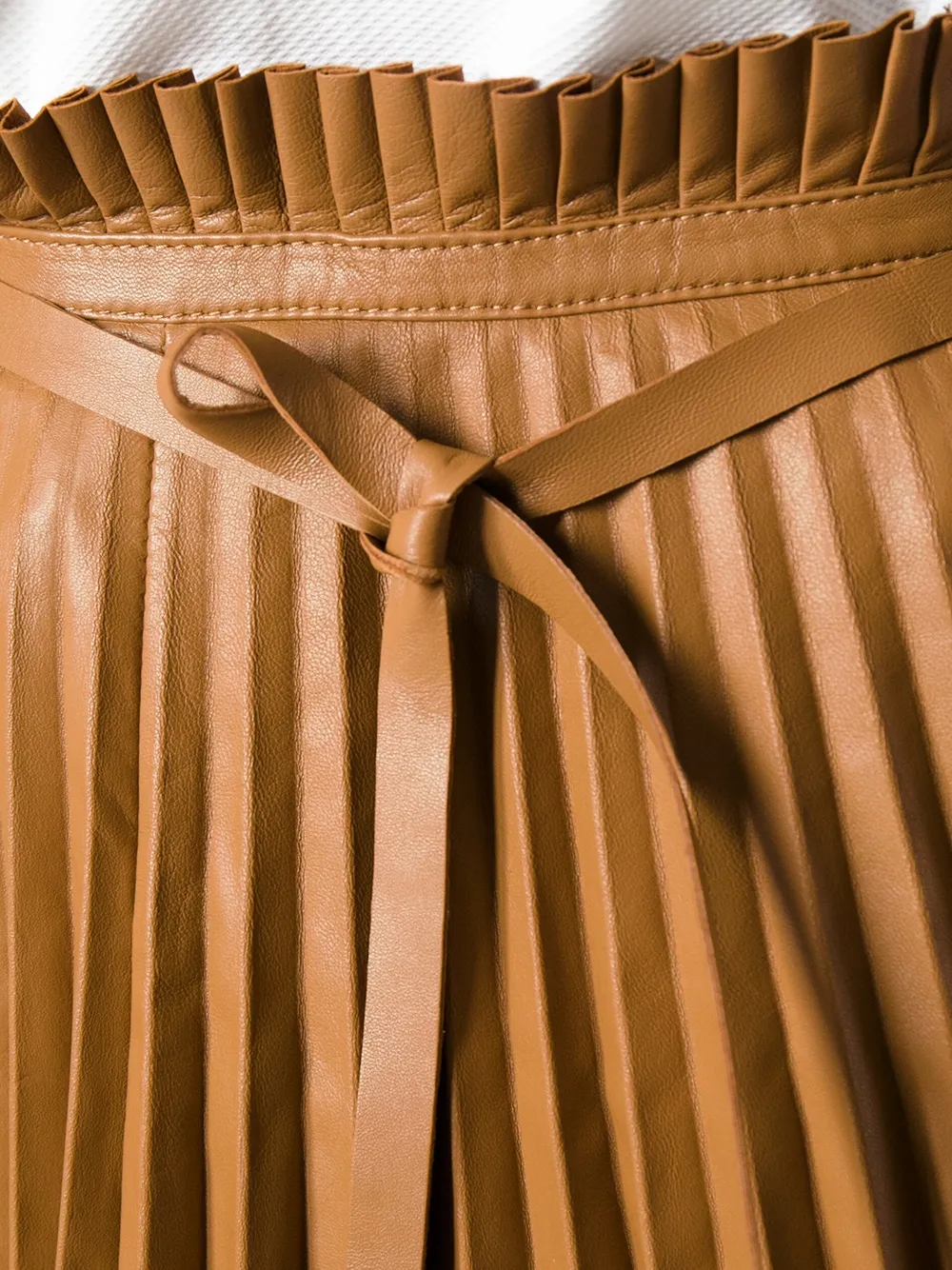 red valentino pleated skirt