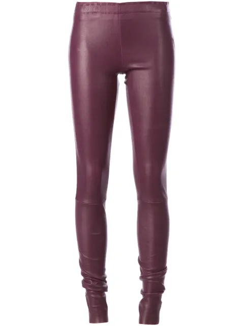Stouls Calça slim de couro