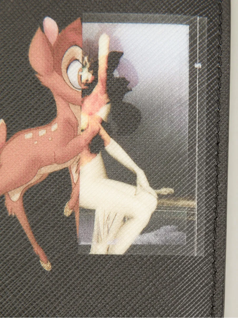  Givenchy Iphone Hülle Mit Bambi Print   Schwarz 