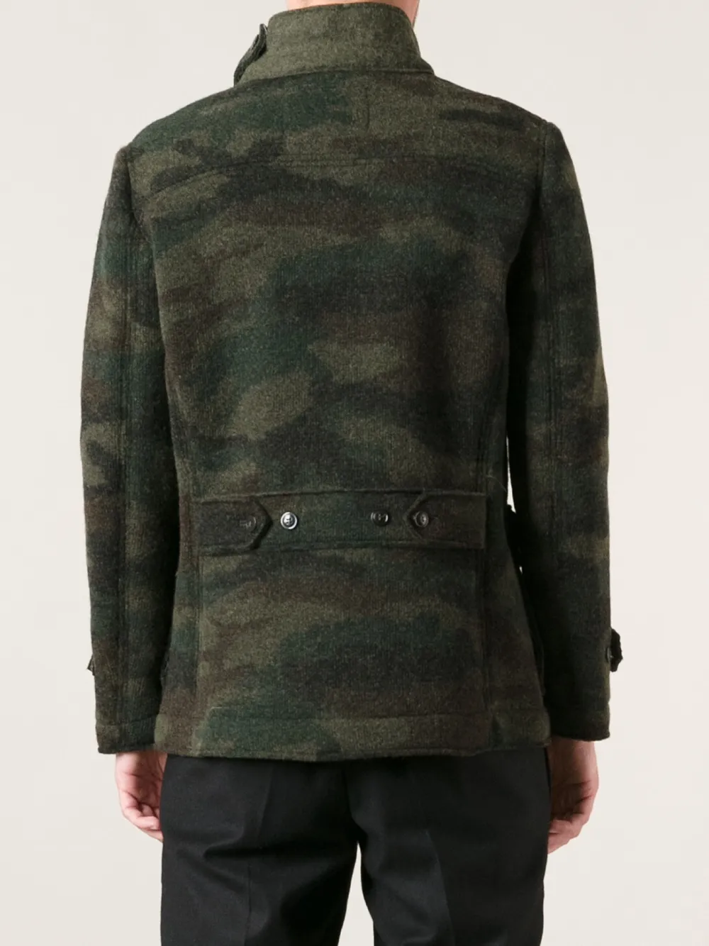 Woolrich Camouflage Coat - Farfetch