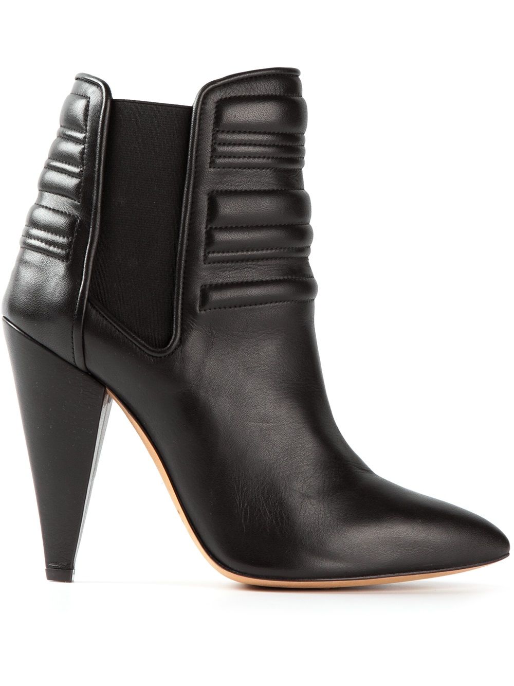 public desire klara chunky heeled ankle boots in black
