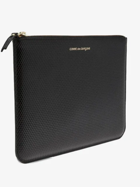 Comme Des Garçons Wallet textured zipped purse