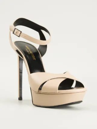 saint laurent bianca platform sandals