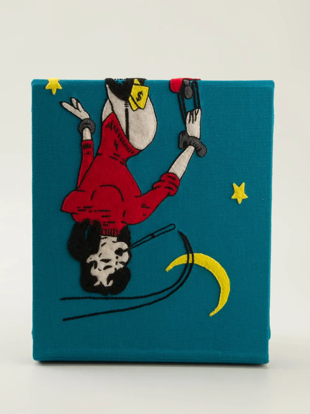 Olympia Le-Tan matchbook clutch Blauw