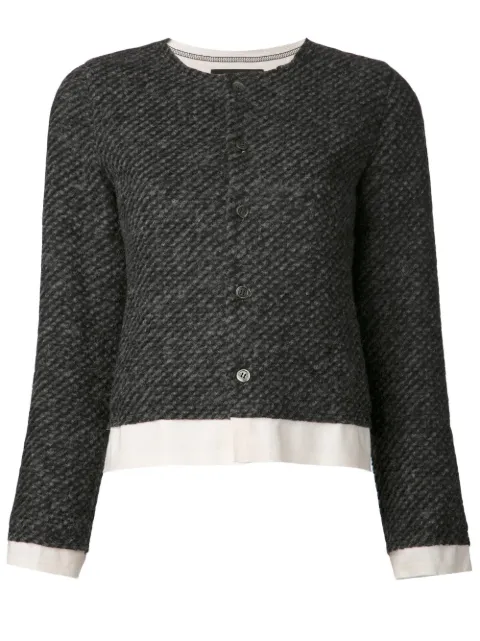 Comme Des Garçons tweed cardigan jacket