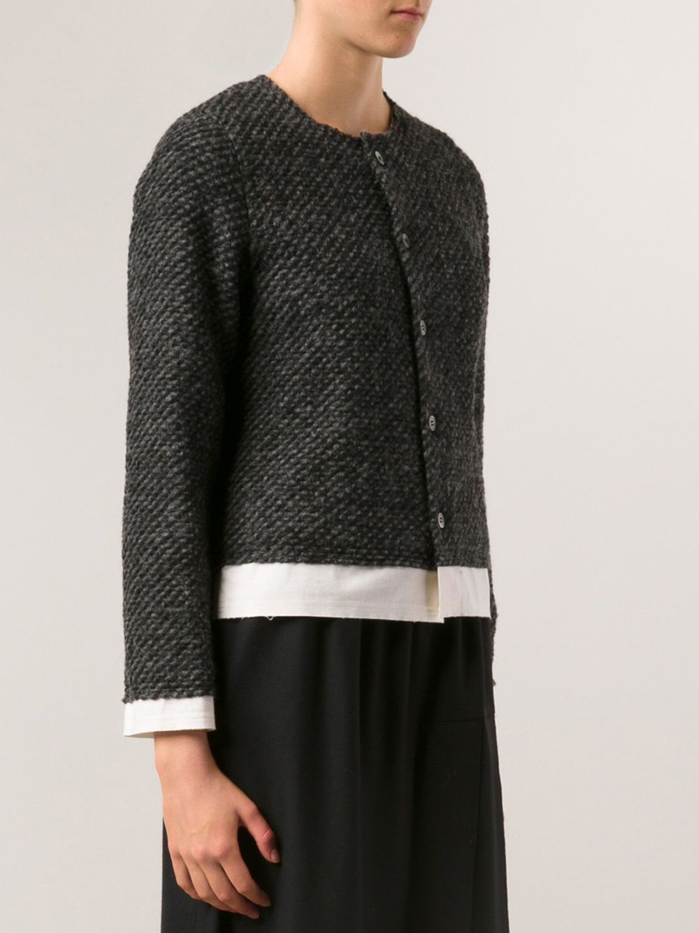 COMME DES GARÇONS TWEED CARDIGAN JACKET 