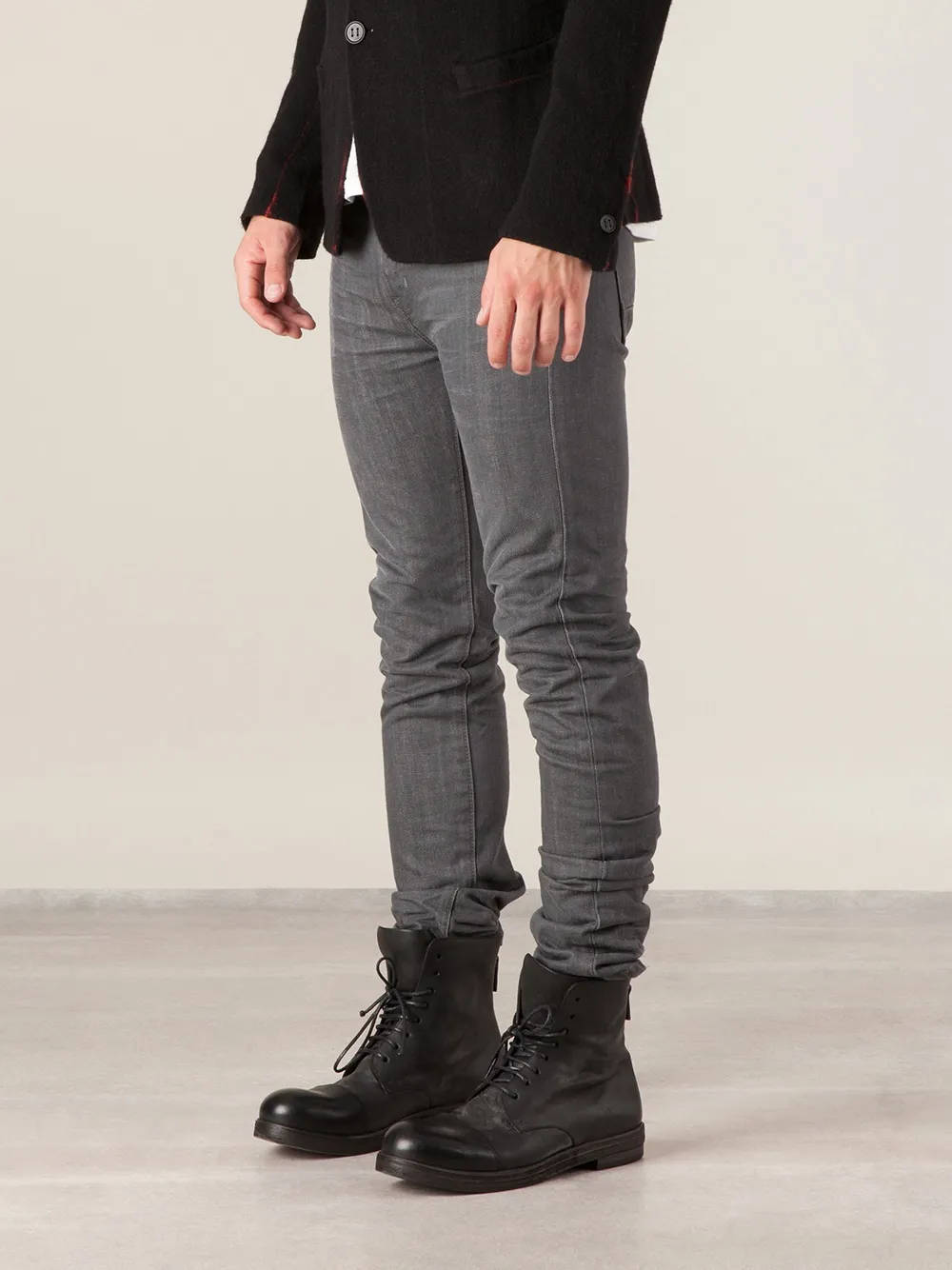  Mastercraft Union Skinny Jeans   Grau 