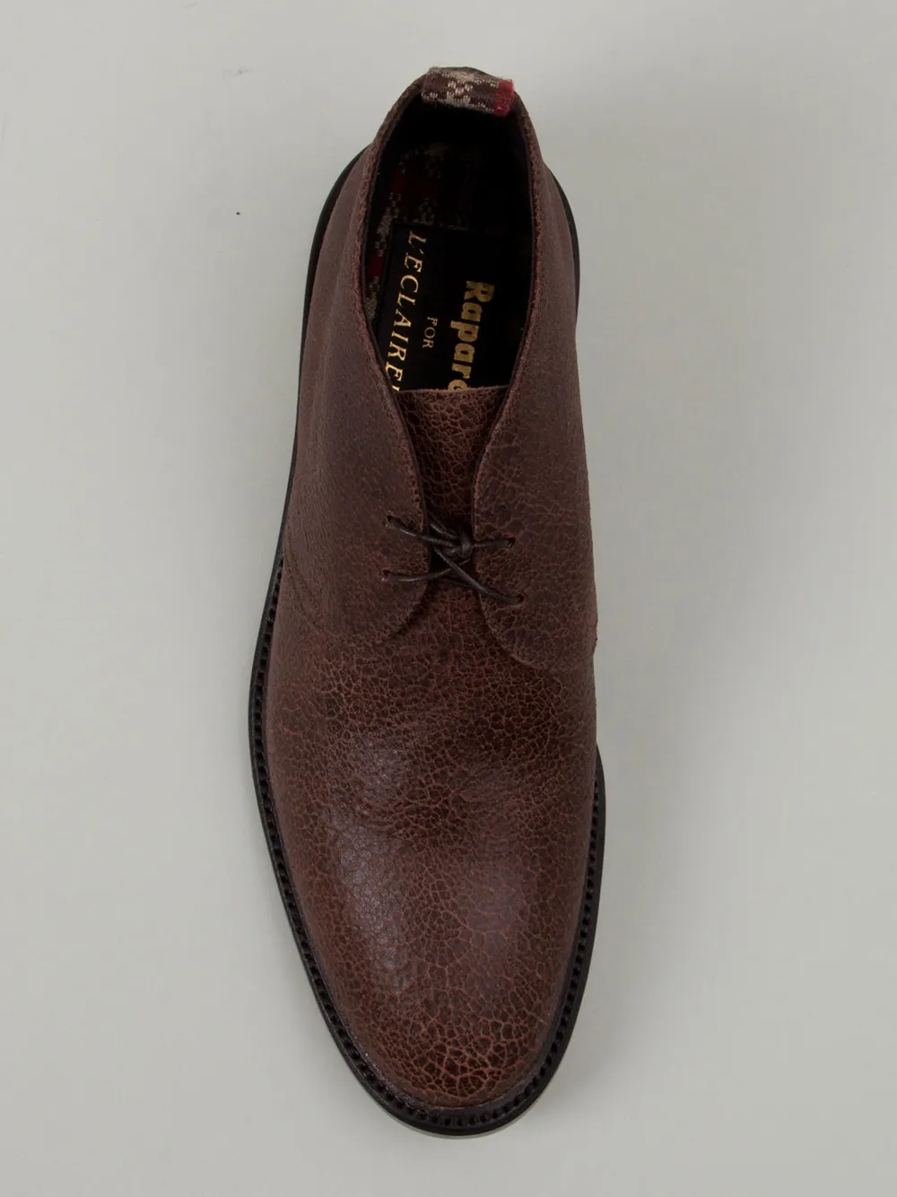L'Eclaireur Made By Raparo crack-effect ankle boots Brown