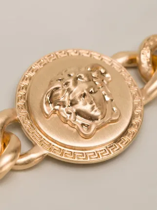 Versace bracelet chaîne et médaillon Medusa Versace bracelet chaîne et médaillon
