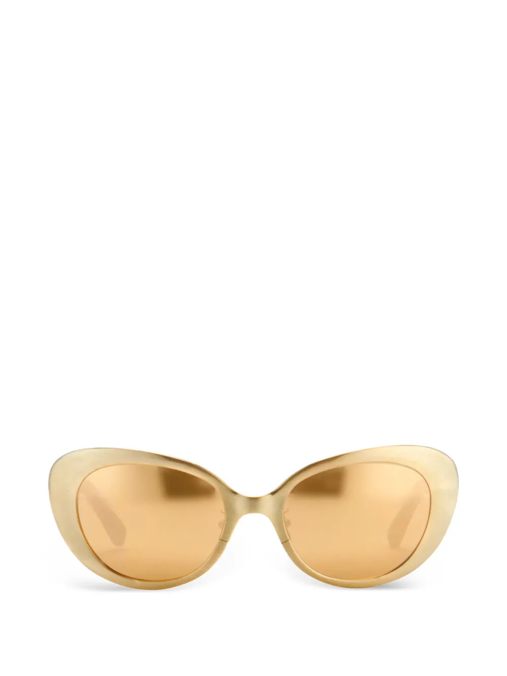 Linda Farrow 282 Sunglasses in Gold