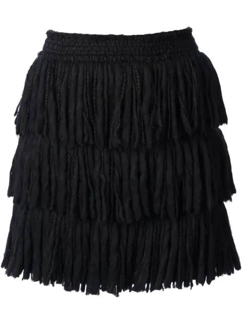 Lanvin fringed skirt