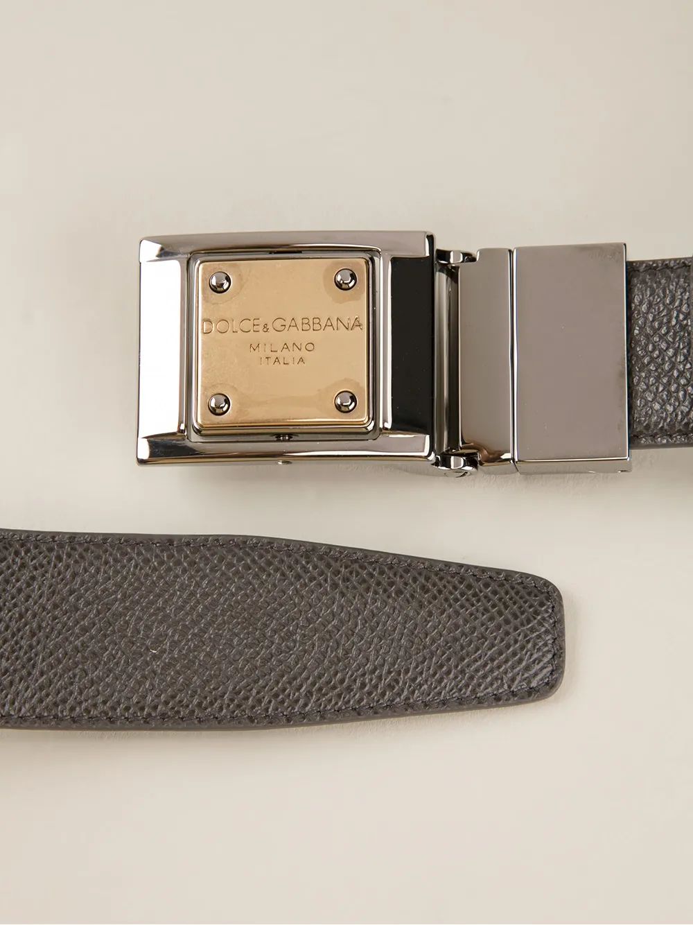 Dolce & Gabbana logo belt Grijs