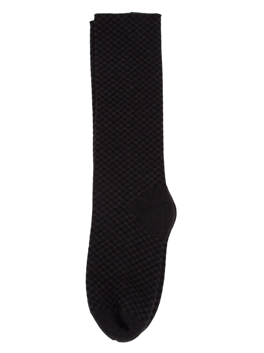 Haider Ackermann knit checked socks | Black | Image 1