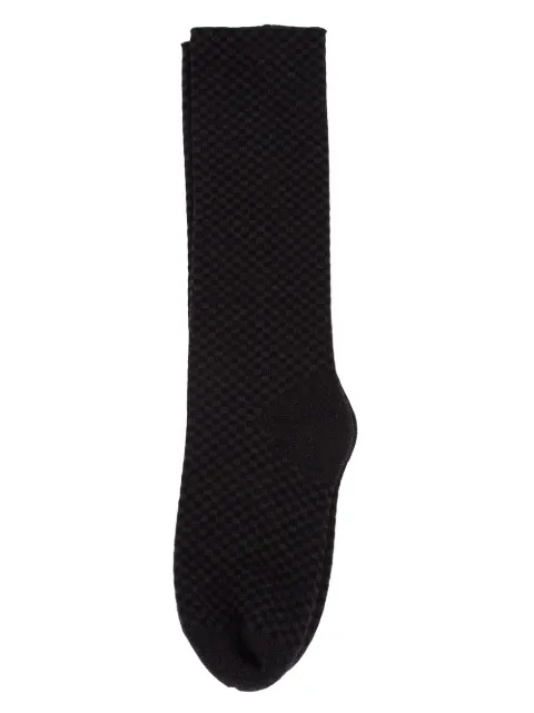 Haider Ackermann knit checked socks