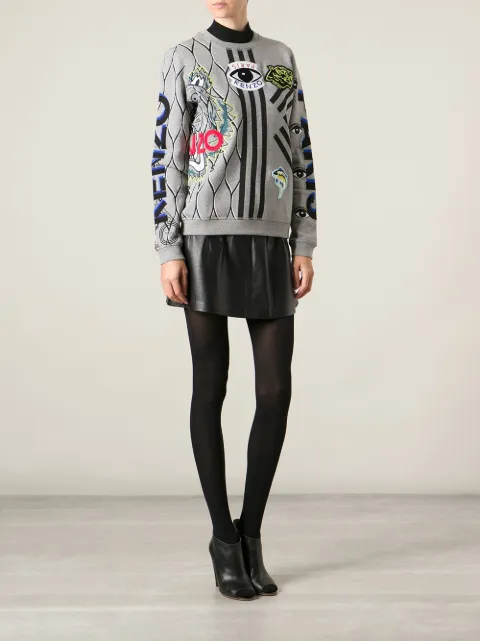 kenzo multi icon sweatshirt