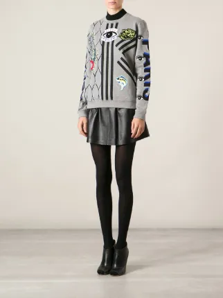 kenzo multi icon sweatshirt