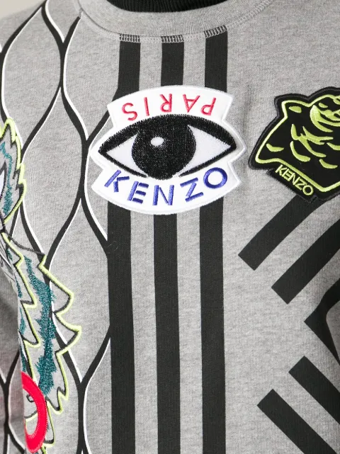 kenzo multi icon sweatshirt