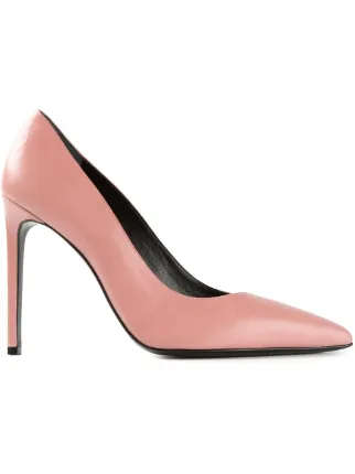 saint laurent logo pumps