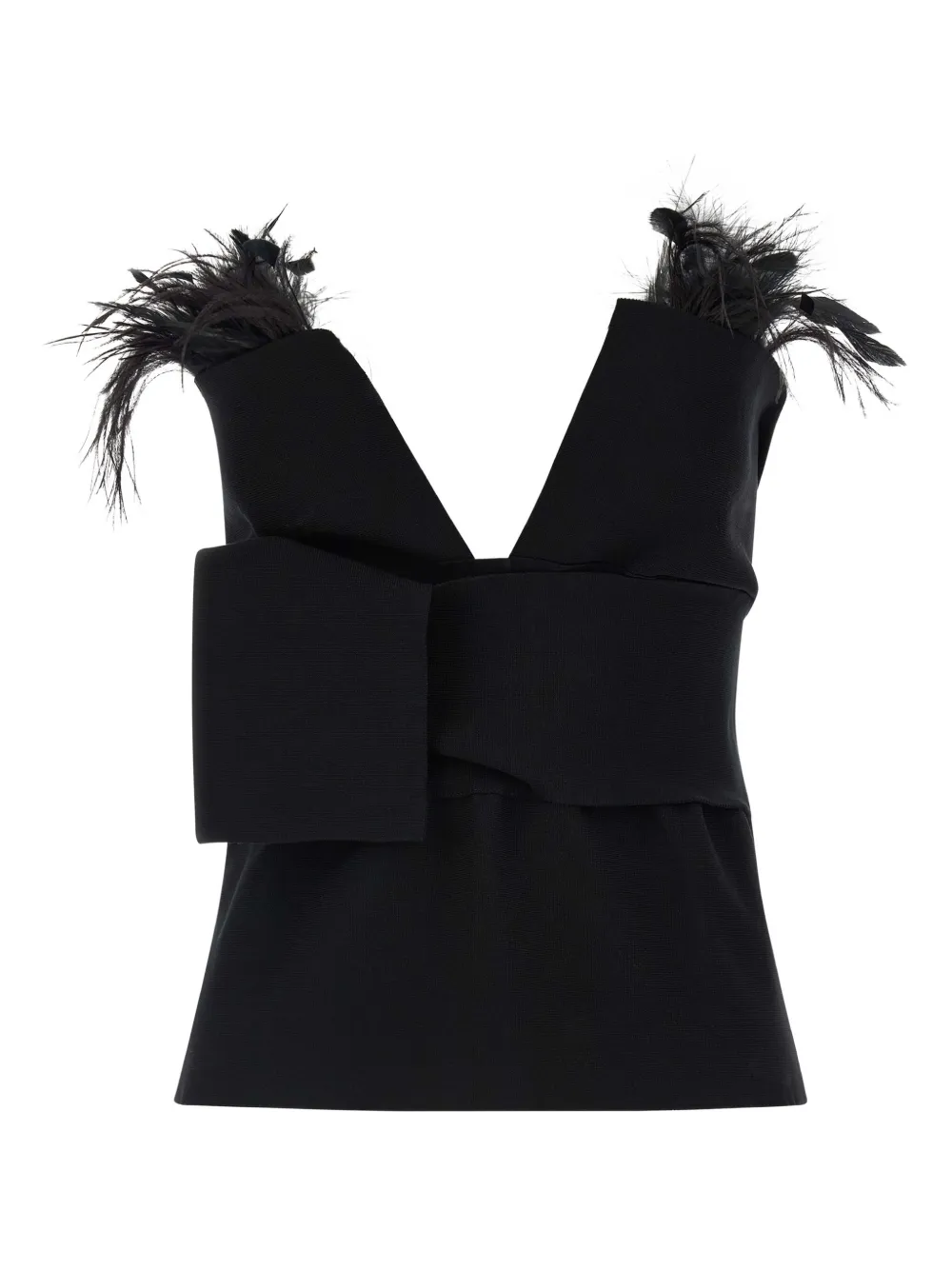 Alberta Ferretti sleeveless crew-neck sweater | Knitted Sweaters | Image 2