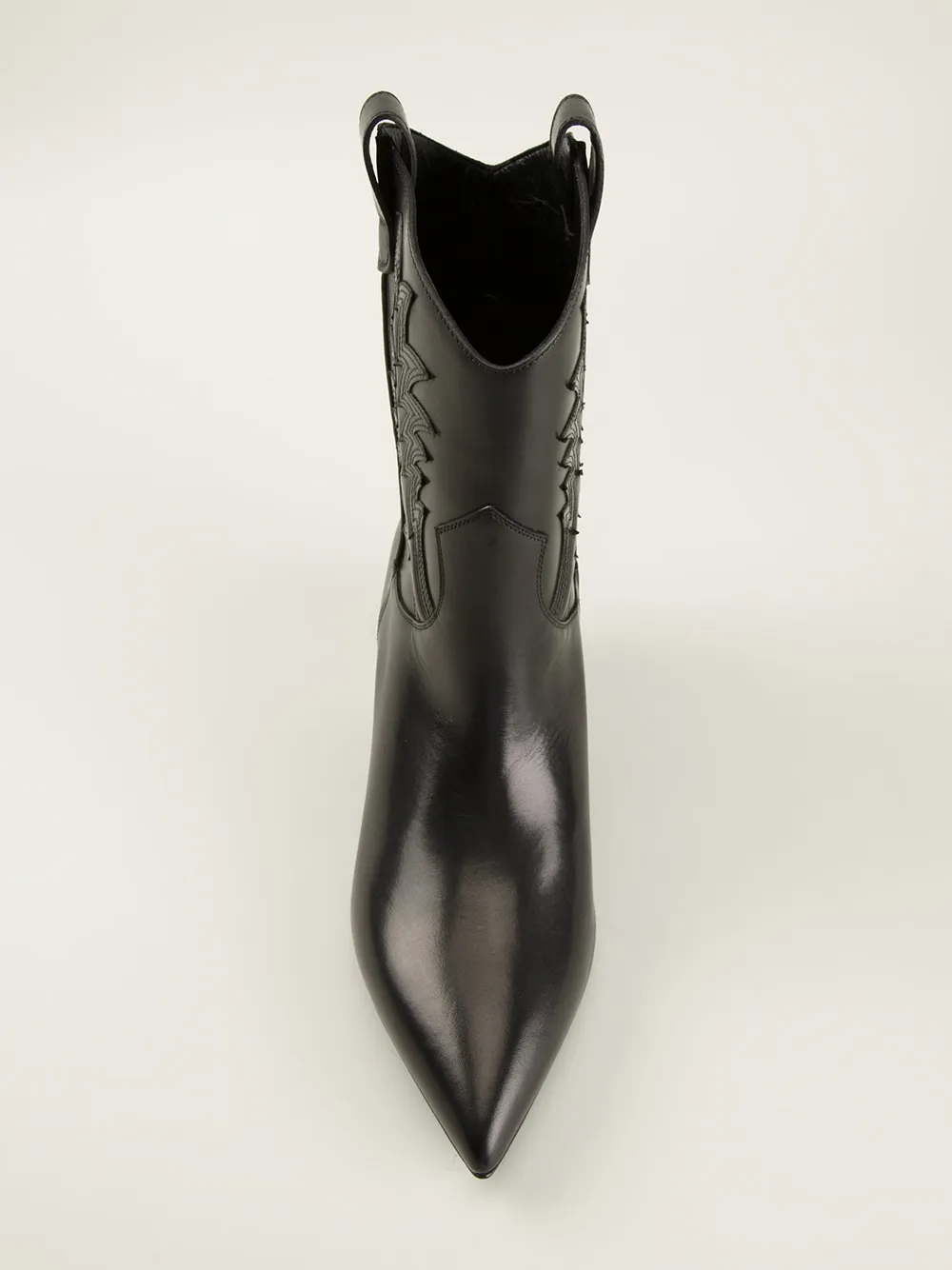 Saint Laurent Western-style ankle boots Zwart