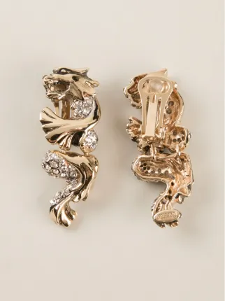 Roberto Cavalli Panther Earrings Farfetch Roberto Cavalli Panther Earrings