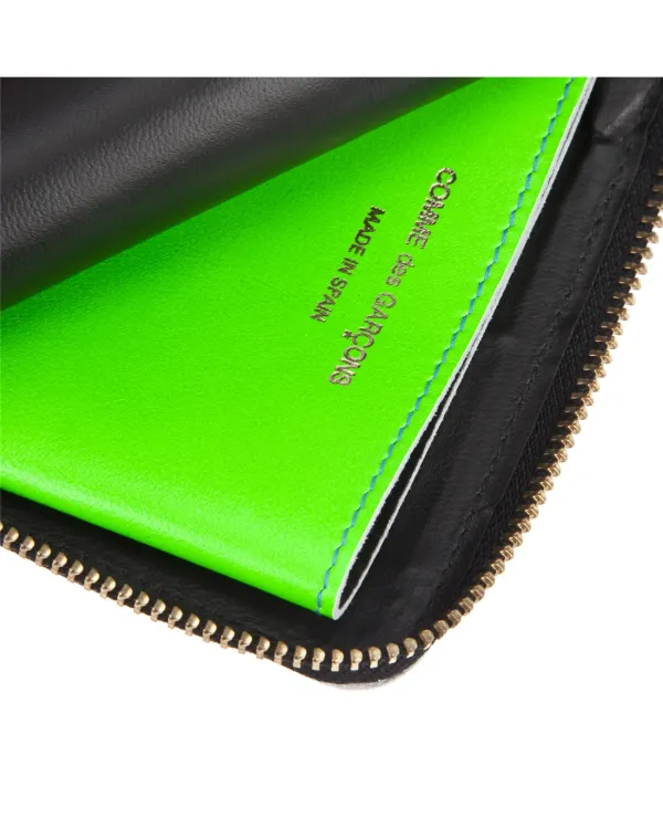Comme Des Garçons Wallet Super Fluo 財布 | ブルー | FARFETCH JP