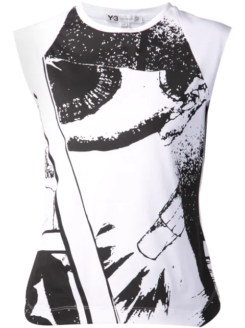 Y-3 graphic tank top
