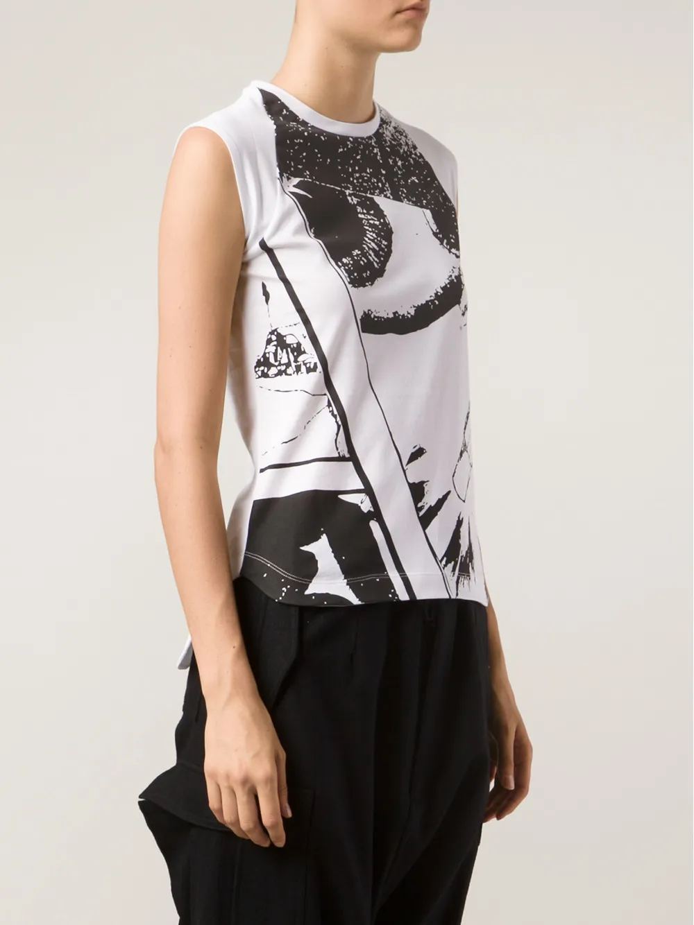  Y 3 Graphic Tank Top   Weiß 