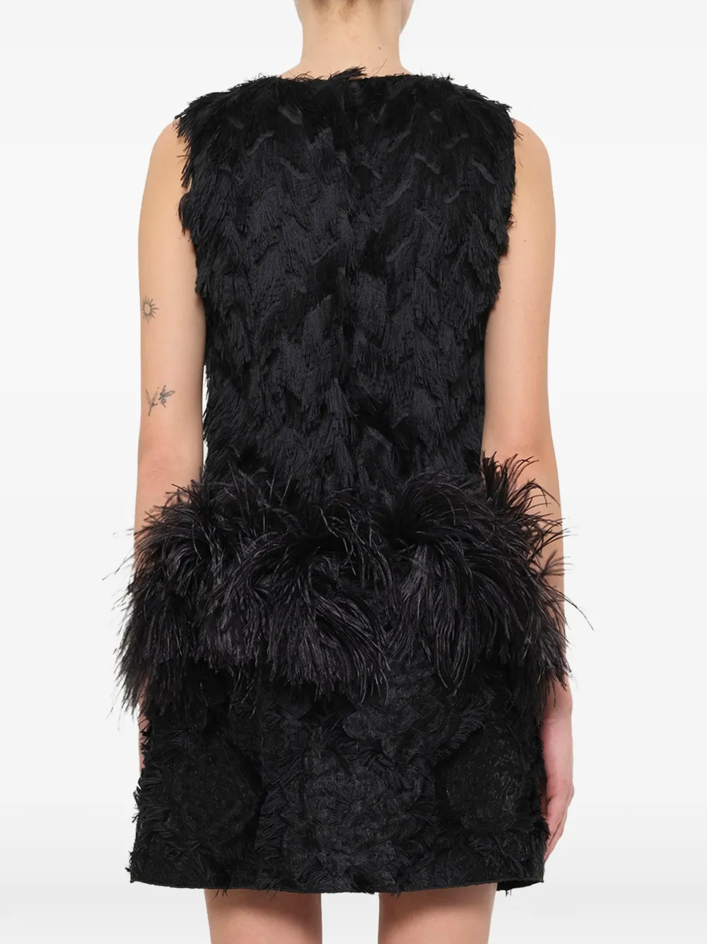 zara black feather dress Lanvin feather-effect Mini | Size:Adult 7.5 J Crew Women's Button-front ladies-dresses