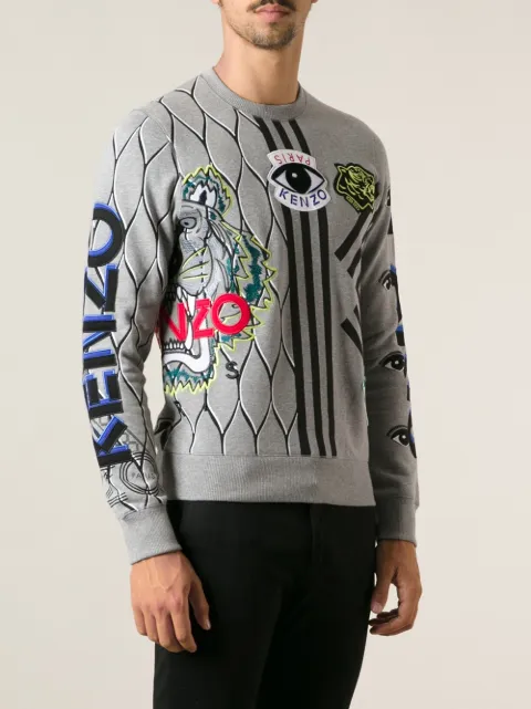 kenzo multi logo sweatshirt