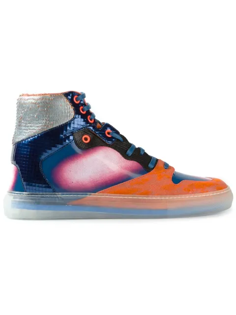 Balenciaga panelled hi-top sneakers