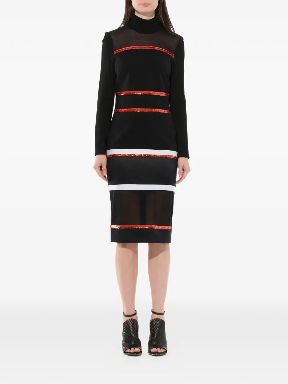 Givenchy sequined sweater dress - Nero