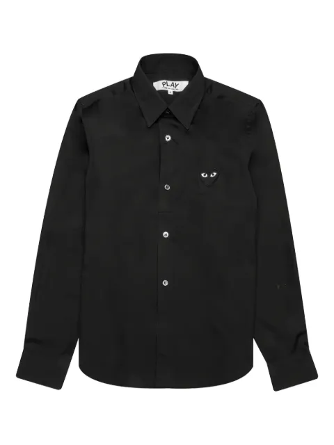 Comme Des Garçons Play embroidered-heart shirt