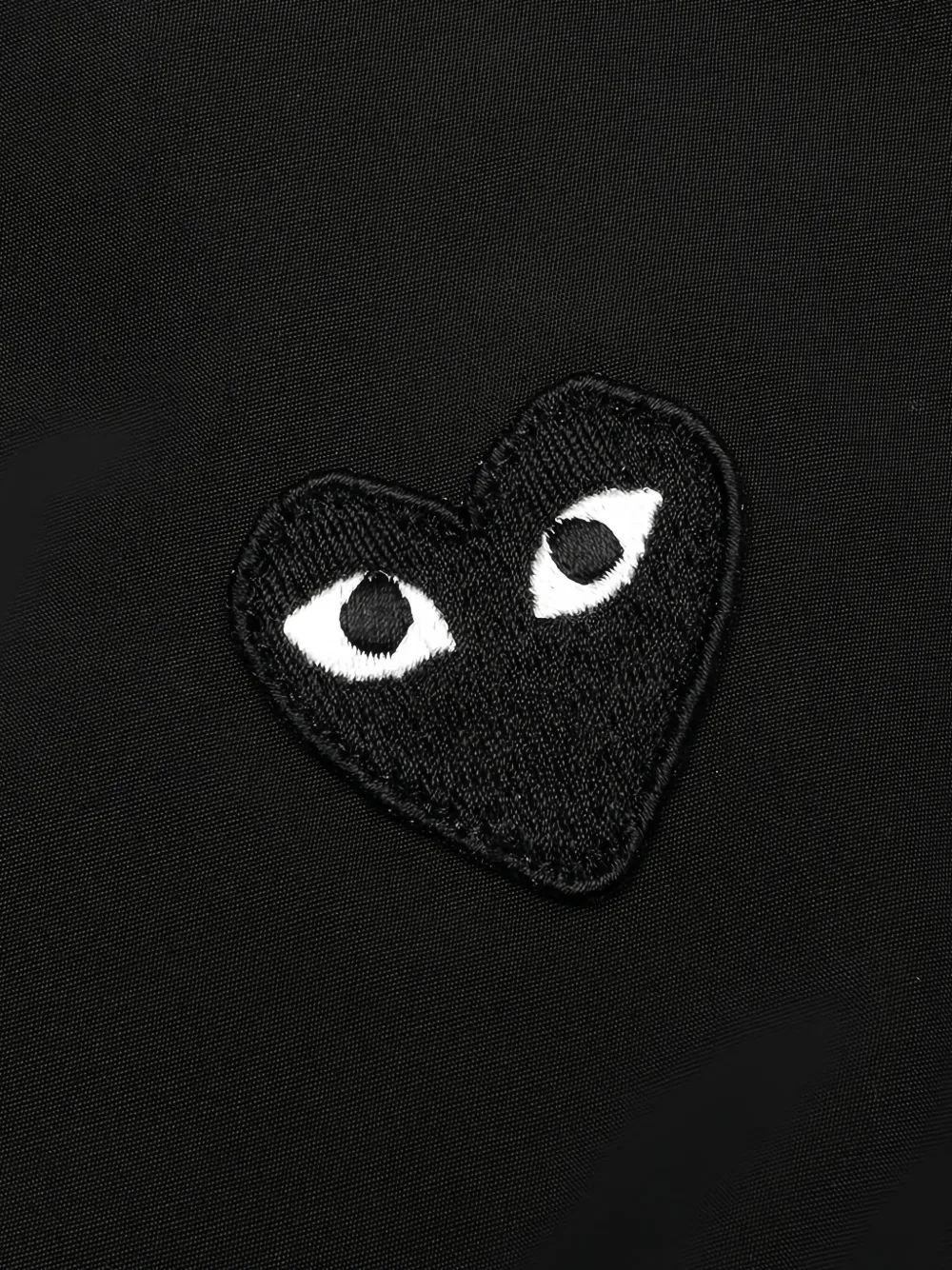  Comme Des Garçons Play Hemd Mit Schmaler Passform   Schwarz 
