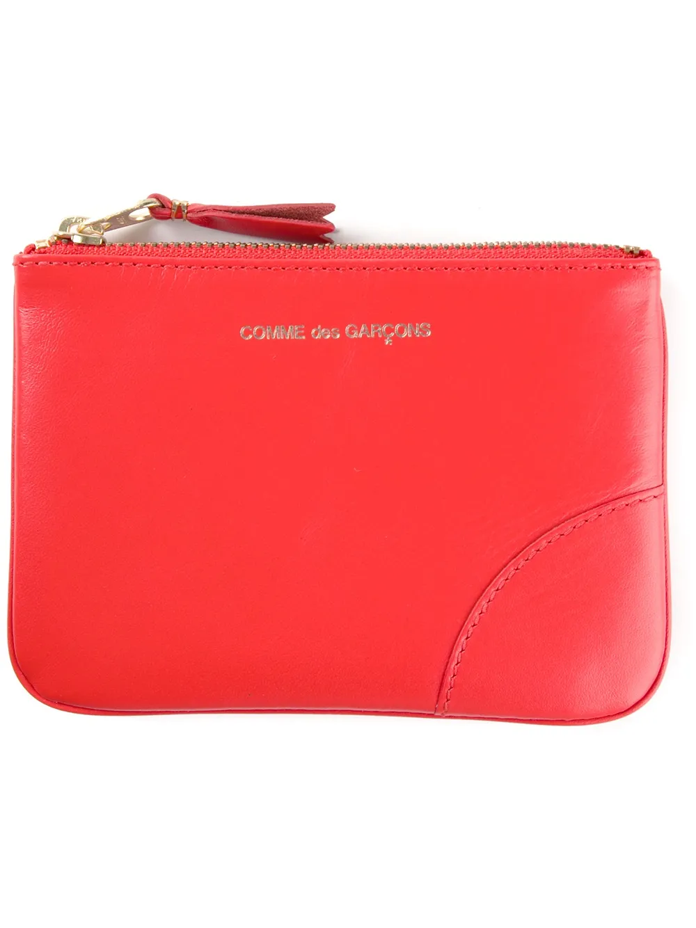 Comme Des Garçons Wallet top zip purse Rood