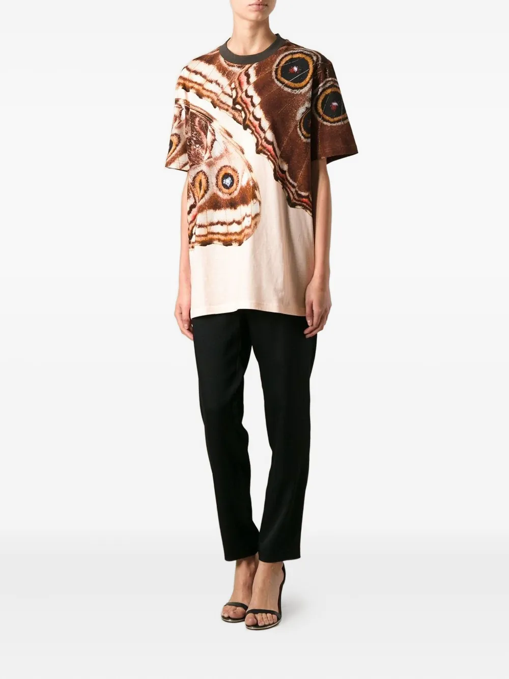 Givenchy butterfly print T-shirt Bruin
