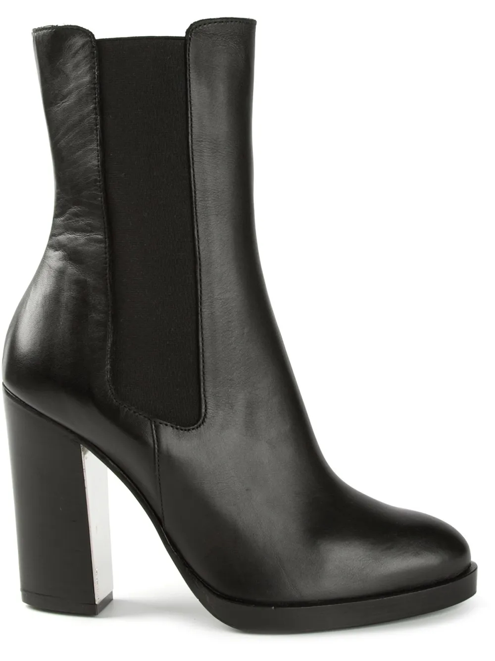 mid calf platform chelsea boots