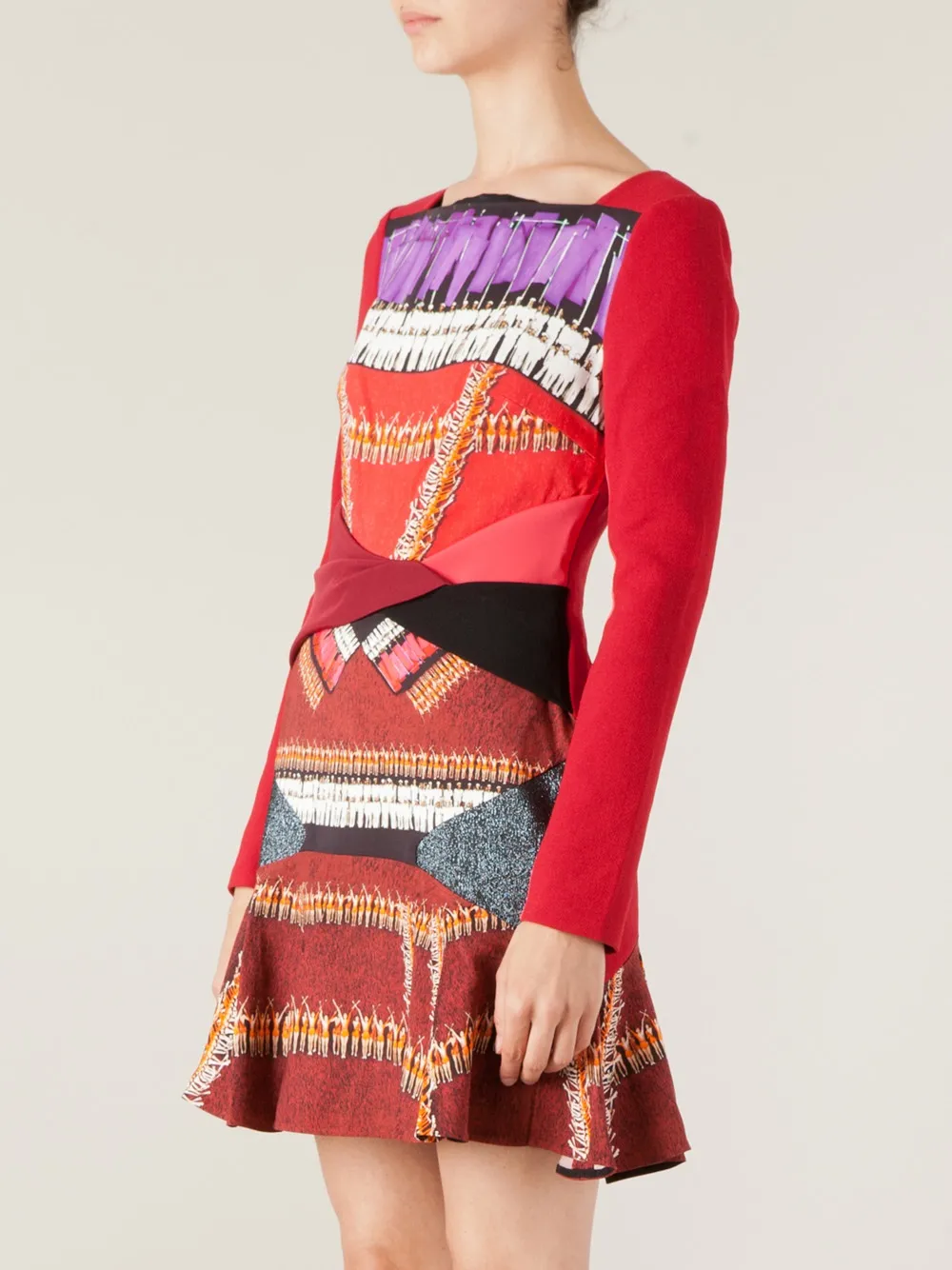  Peter Pilotto 'twist' Dress - Red 