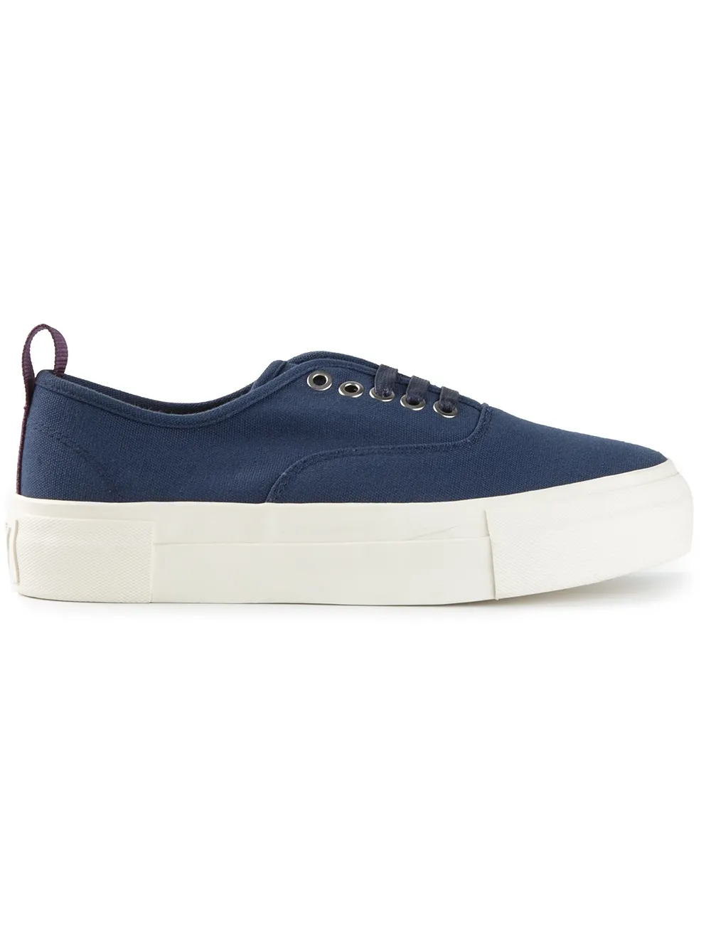 EYTYS canvas lace up trainers | Blue | Image 1